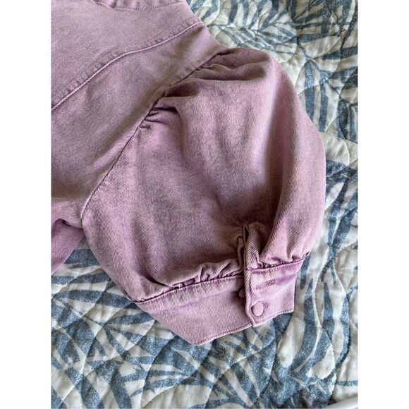 NWOT Hyacinth House LILAC STRETCH DENIM JUNIPER MINI DRESS, XS $160 - Picture 6 of 8